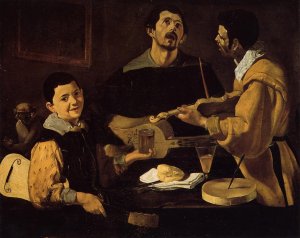 Three Men at a Table (or Luncheon)