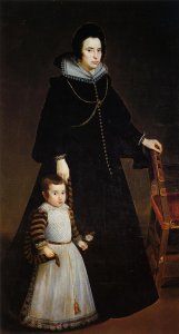 Dona Antonia de Ipenarrieta y Galdós and her Son Luis c. 1631